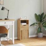 vidaXL Dulap lateral cu sertar „ODDA” 40x24x79 cm lemn masiv de pin