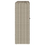 vidaXL Dulap de depozitare Gri deschis 100 x 36 x 102cm Ratan vidaXL Dulap de depozitare Gri deschis 100 x 36 x 102cm Ratan