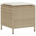 vidaXL Set canapele de grădină, 4 piese, cu perne, bej, poliratan vidaXL Set canapele de grădină, 4 piese, cu perne, bej, poliratan