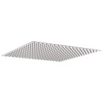 vidaXL Cap de duș cu ploaie din oțel inoxidabil 304 40x40 cm pătrat vidaXL Cap de duș cu ploaie din oțel inoxidabil 304 40x40 cm pătrat