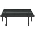 vidaXL Cadru de pat fără saltea Pliabil Negru 90x190 cm Oțel vidaXL Cadru de pat fără saltea Pliabil Negru 90x190 cm Oțel