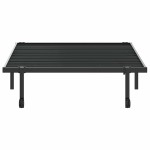 vidaXL Cadru de pat fără saltea pliabil negru 107x203 cm oțel vidaXL Cadru de pat fără saltea pliabil negru 107x203 cm oțel
