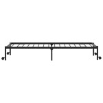vidaXL Cadru de pat fără saltea pliabil negru 107x203 cm oțel vidaXL Cadru de pat fără saltea pliabil negru 107x203 cm oțel