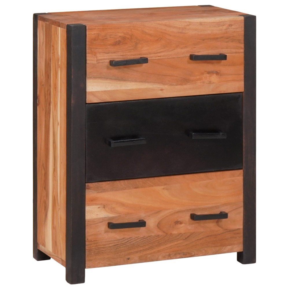 vidaXL Buffets și sideboards Maro 55 x 30 x 75 cm lemn masiv de acacia