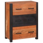vidaXL Buffets și sideboards Maro 55 x 30 x 75 cm lemn masiv de acacia vidaXL Buffets și sideboards Maro 55 x 30 x 75 cm lemn masiv de acacia