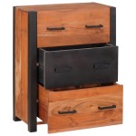 vidaXL Buffets și sideboards Maro 55 x 30 x 75 cm lemn masiv de acacia vidaXL Buffets și sideboards Maro 55 x 30 x 75 cm lemn masiv de acacia