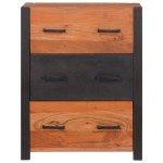 vidaXL Buffets și sideboards Maro 55 x 30 x 75 cm lemn masiv de acacia vidaXL Buffets și sideboards Maro 55 x 30 x 75 cm lemn masiv de acacia
