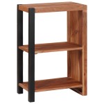 vidaXL Raft pentru cărți Maro 50 x 30 x 75 cm Lemn masiv de acacia