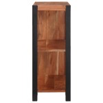 vidaXL Raft pentru cărți Maro 80 x 30 x 75 cm Lemn masiv de acacia