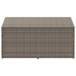 vidaXL Cutie de depozitare de grădină gri 110x50x58 cm polirattan vidaXL Cutie de depozitare de grădină gri 110x50x58 cm polirattan