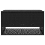vidaXL Cutie de perne de exterior Negru 100x55x55,5 cm Poly Rattan vidaXL Cutie de perne de exterior Negru 100x55x55,5 cm Poly Rattan