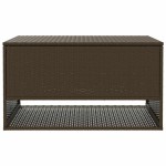 vidaXL Cutie de perne de exterior maro 100x55x55,5 cm Poly Rattan vidaXL Cutie de perne de exterior maro 100x55x55,5 cm Poly Rattan