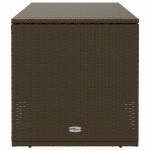 vidaXL Cutie de perne de exterior maro 100x55x55,5 cm Poly Rattan vidaXL Cutie de perne de exterior maro 100x55x55,5 cm Poly Rattan