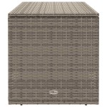 vidaXL Cutie de perne de exterior gri 100x55x55,5 cm Poly Rattan vidaXL Cutie de perne de exterior gri 100x55x55,5 cm Poly Rattan