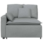vidaXL Modul modular de capăt pentru cotieră canapea cu perne 100 cm