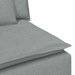 vidaXL Modul modular de capăt pentru cotieră canapea cu perne 100 cm