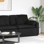 vidaXL Modul modular de capăt pentru cotieră canapea cu perne 100 cm vidaXL Modul modular de capăt pentru cotieră canapea cu perne 100 cm