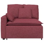 vidaXL Modul modular de capăt pentru cotieră canapea cu perne 100 cm vidaXL Modul modular de capăt pentru cotieră canapea cu perne 100 cm