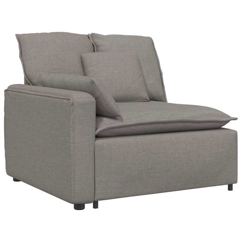 vidaXL Modul modular de capăt pentru cotieră canapea cu perne 100 cm