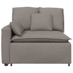 vidaXL Modul modular de capăt pentru cotieră canapea cu perne 100 cm vidaXL Modul modular de capăt pentru cotieră canapea cu perne 100 cm