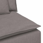 vidaXL Modul modular de capăt pentru cotieră canapea cu perne 100 cm vidaXL Modul modular de capăt pentru cotieră canapea cu perne 100 cm