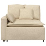 vidaXL Modul modular de capăt pentru cotieră canapea cu perne 100 cm