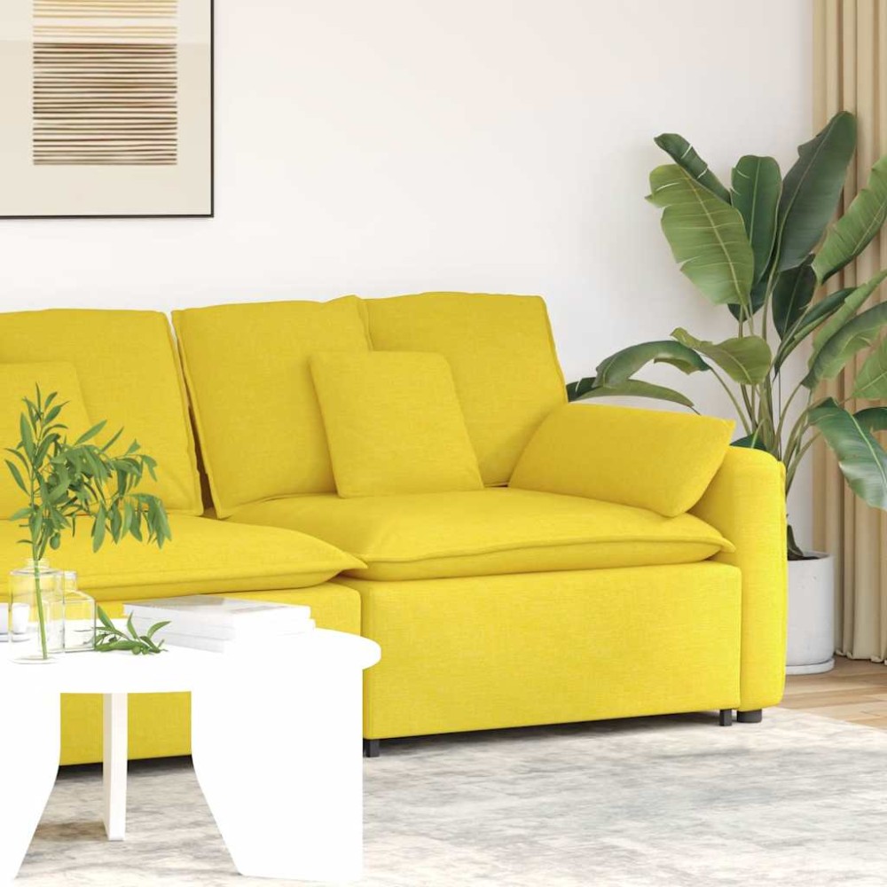 vidaXL Modul modular de capăt pentru cotieră canapea cu perne 100 cm