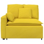 vidaXL Modul modular de capăt pentru cotieră canapea cu perne 100 cm
