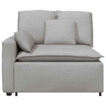 vidaXL Modul modular de capăt pentru cotieră canapea cu perne 100 cm