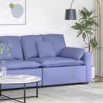 vidaXL Modul modular de capăt pentru cotieră canapea cu perne 100 cm vidaXL Modul modular de capăt pentru cotieră canapea cu perne 100 cm