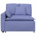 vidaXL Modul modular de capăt pentru cotieră canapea cu perne 100 cm vidaXL Modul modular de capăt pentru cotieră canapea cu perne 100 cm