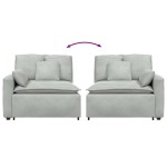 vidaXL Modul modular de capăt pentru cotieră canapea cu perne 100 cm vidaXL Modul modular de capăt pentru cotieră canapea cu perne 100 cm