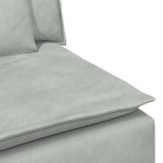 vidaXL Modul modular de capăt pentru cotieră canapea cu perne 100 cm vidaXL Modul modular de capăt pentru cotieră canapea cu perne 100 cm