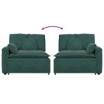vidaXL Modul modular de capăt pentru cotieră canapea cu perne 100 cm