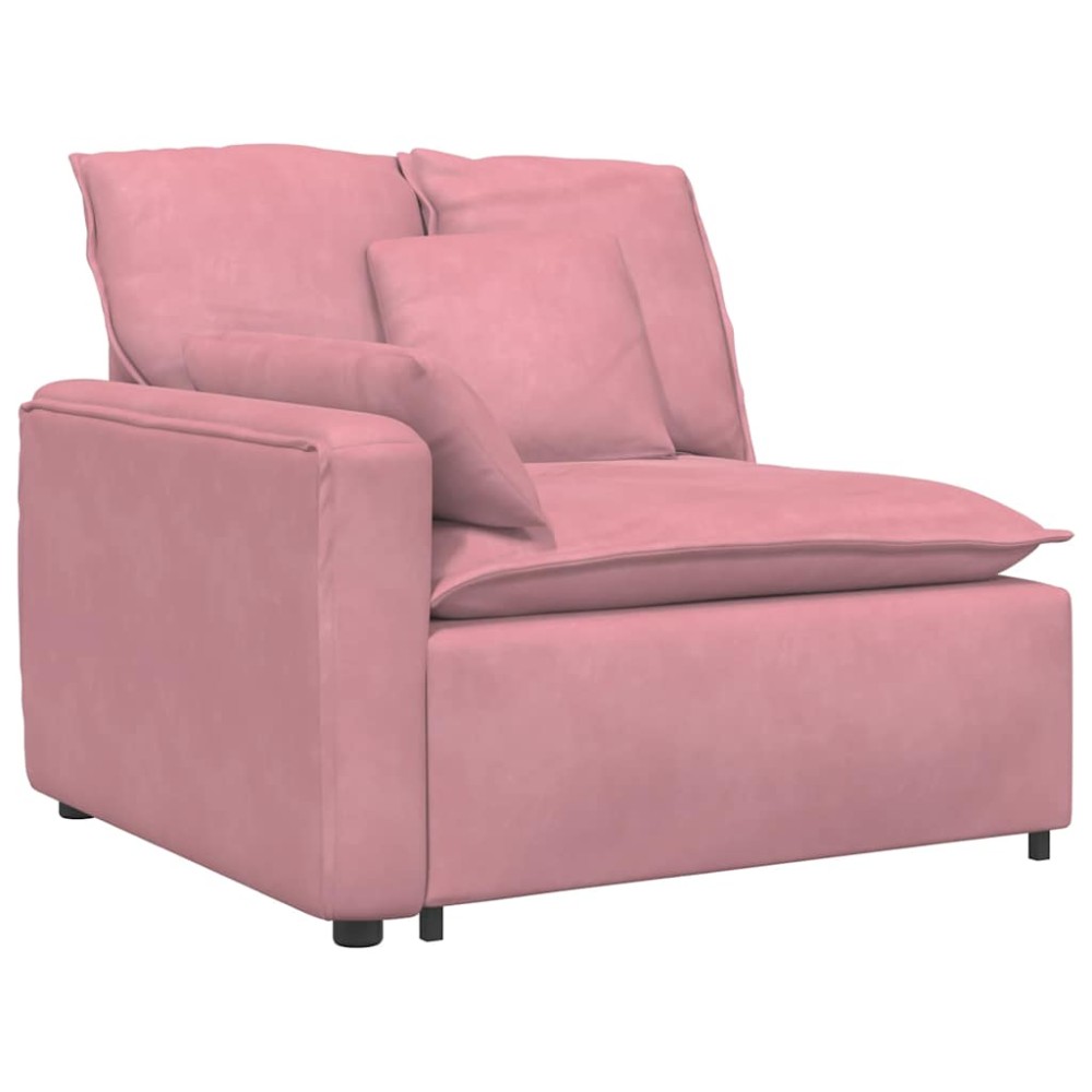 vidaXL Modul modular de capăt pentru cotieră canapea cu perne 100 cm