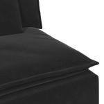 vidaXL Modul modular de capăt pentru cotieră canapea cu perne 100 cm vidaXL Modul modular de capăt pentru cotieră canapea cu perne 100 cm