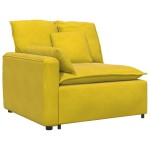 vidaXL Modul modular de capăt pentru cotieră canapea cu perne 100 cm vidaXL Modul modular de capăt pentru cotieră canapea cu perne 100 cm