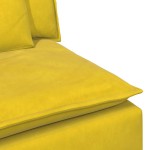 vidaXL Modul modular de capăt pentru cotieră canapea cu perne 100 cm vidaXL Modul modular de capăt pentru cotieră canapea cu perne 100 cm