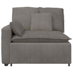 vidaXL Modul modular de capăt pentru cotieră canapea cu perne 100 cm vidaXL Modul modular de capăt pentru cotieră canapea cu perne 100 cm