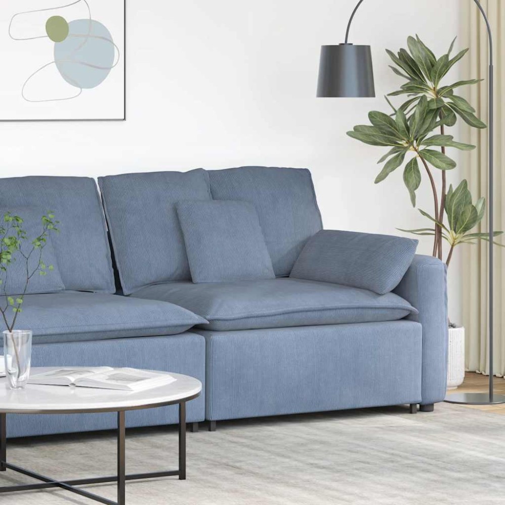 vidaXL Modul modular de capăt pentru cotieră canapea cu perne 100 cm