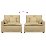 vidaXL Modul modular de capăt pentru cotieră canapea cu perne 100 cm