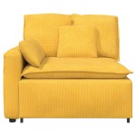 vidaXL Modul modular de capăt pentru cotieră canapea cu perne 100 cm vidaXL Modul modular de capăt pentru cotieră canapea cu perne 100 cm