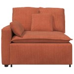vidaXL Modul modular de capăt pentru cotieră canapea cu perne 100 cm vidaXL Modul modular de capăt pentru cotieră canapea cu perne 100 cm