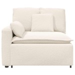 vidaXL Modul modular de capăt pentru cotieră canapea cu perne 100 cm