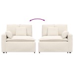 vidaXL Modul modular de capăt pentru cotieră canapea cu perne 100 cm