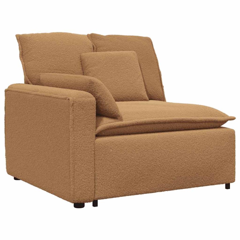 vidaXL Modul modular de capăt pentru cotieră canapea cu perne 100 cm