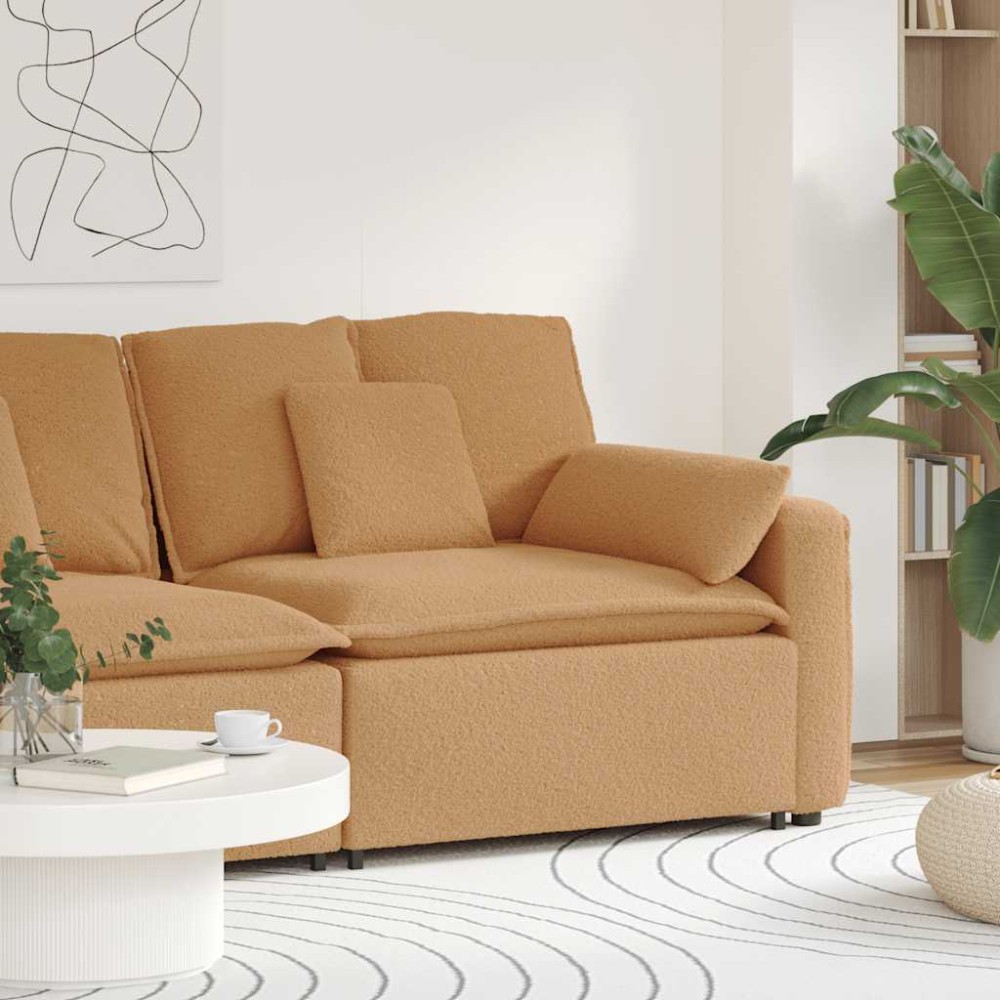 vidaXL Modul modular de capăt pentru cotieră canapea cu perne 100 cm