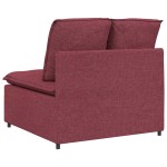 vidaXL Modul central canapea modulară cu perne, roșu vin, 100 cm vidaXL Modul central canapea modulară cu perne, roșu vin, 100 cm