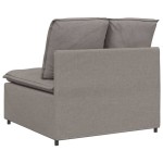 vidaXL Modul central canapea modulară cu perne, gri taupe, 100 cm vidaXL Modul central canapea modulară cu perne, gri taupe, 100 cm