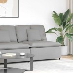 vidaXL Modul central canapea modulară cu perne, gri nor, 100 cm vidaXL Modul central canapea modulară cu perne, gri nor, 100 cm
